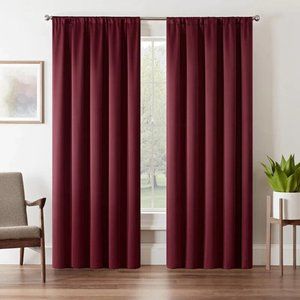 Eclipse Tricia Rod Pocket Panel Room Darkening Thermapanel Sangria